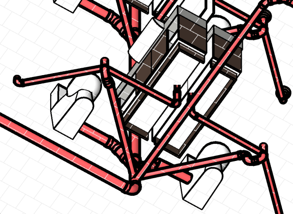 Bathroom Plumbing Model