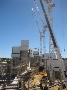 View from Core C - North (Tall Bert in foreground)