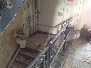 Stair lift  - how do you get up the last 3 steps?