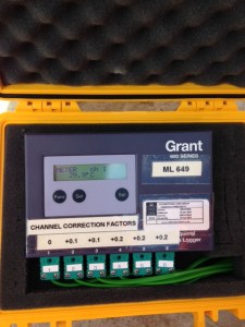Ruggedised data logger will record data over a two week period