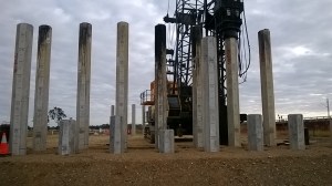 Pier 17 piles