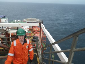 Me on the steps on the north side