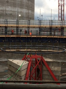 Slipform central ring.