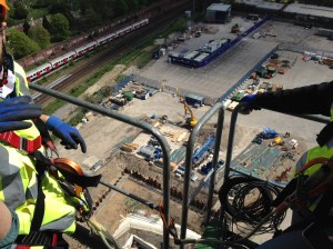 It was a long way down!