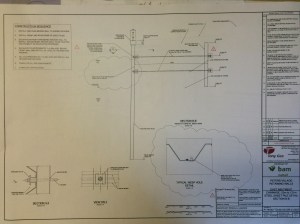 River and anchor wall design