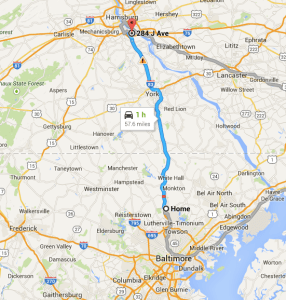 The Harrisburg commute