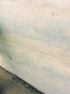 Staining, we're not sure why...has anyone had anything similar? I am conducting trails in a couple of weeks to try out different formwork materials