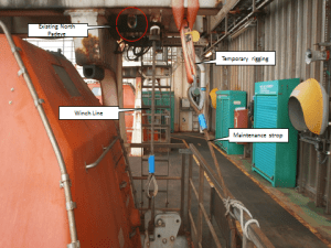 Fig 2 - Existing North padeye