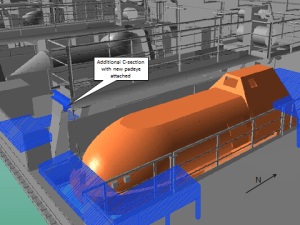 Fig 3 - Proposed South padeye