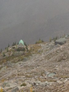 The remote Conrad Kain Hut