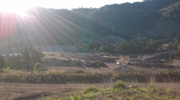 Chaffey Dam Onsite Quarry