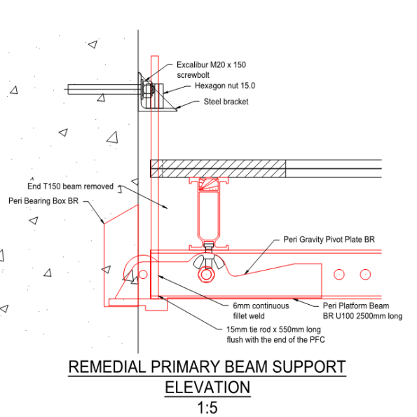 primary-beam-support-elevation