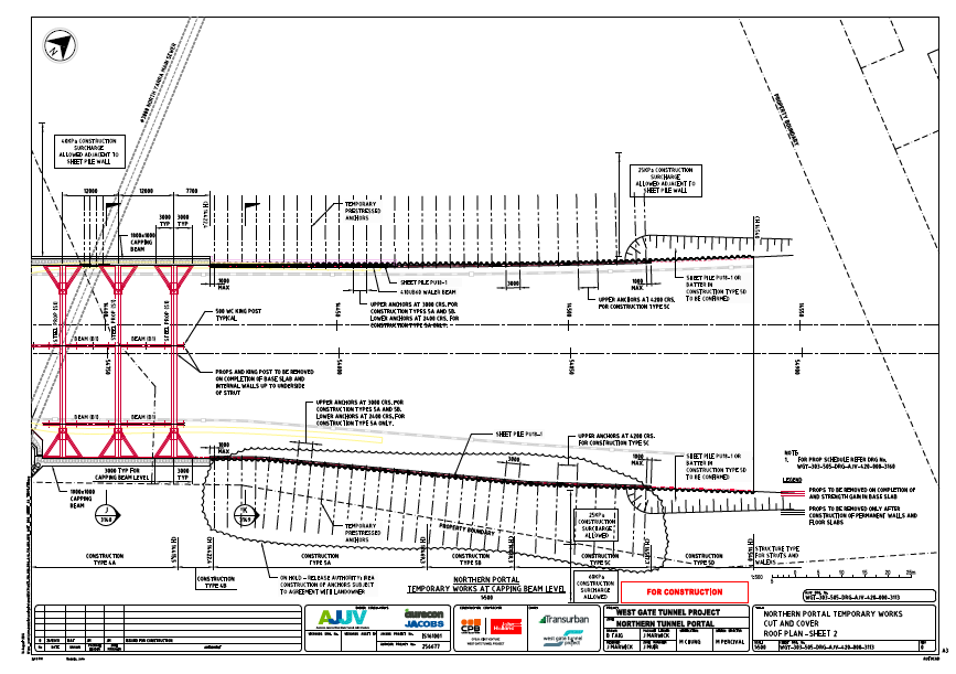 Cut and Cover Plan Roof 2