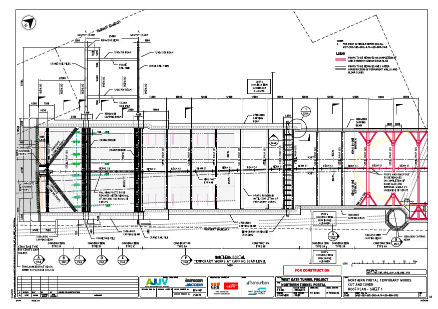 Cut and Cover Plan Roof
