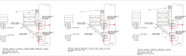 waler bracket detail