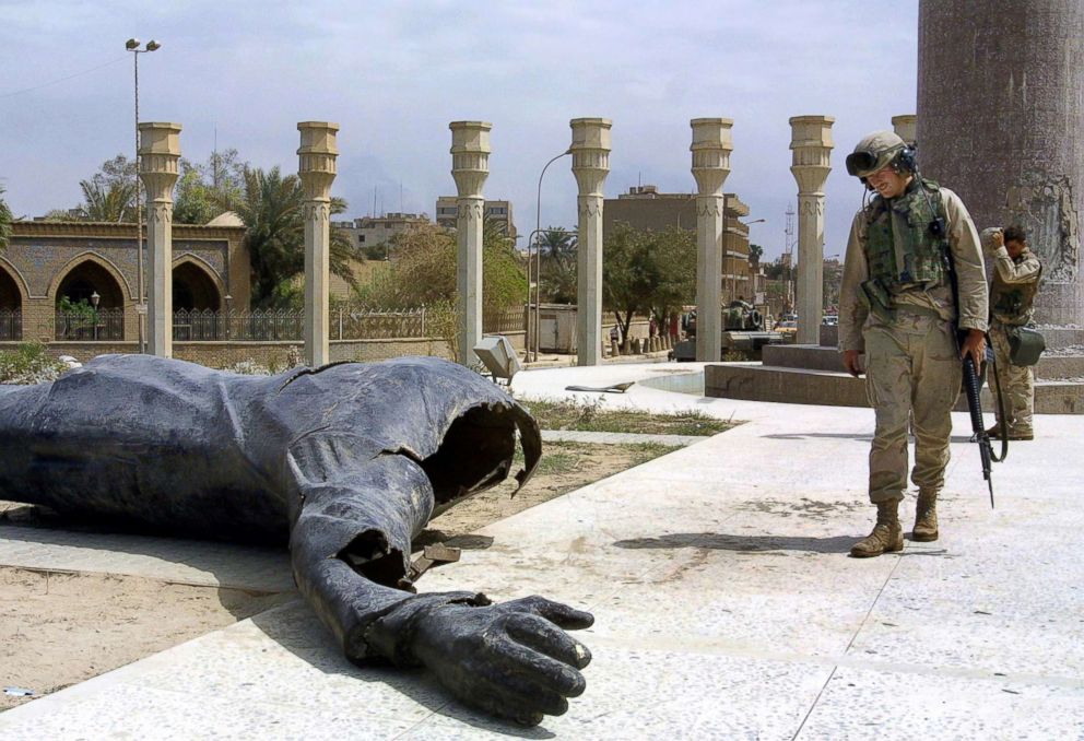 saddam-hussein-statue