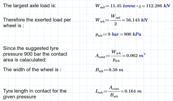 wheel pressure of crane